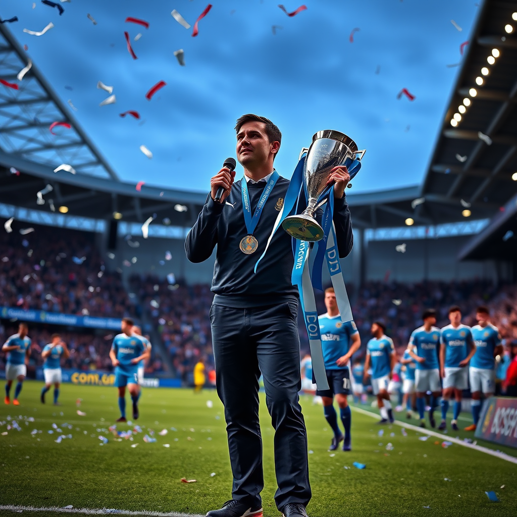 'Born this way' - Every word from Frank Lampard's on-pitch speech in Coventry City promotion party